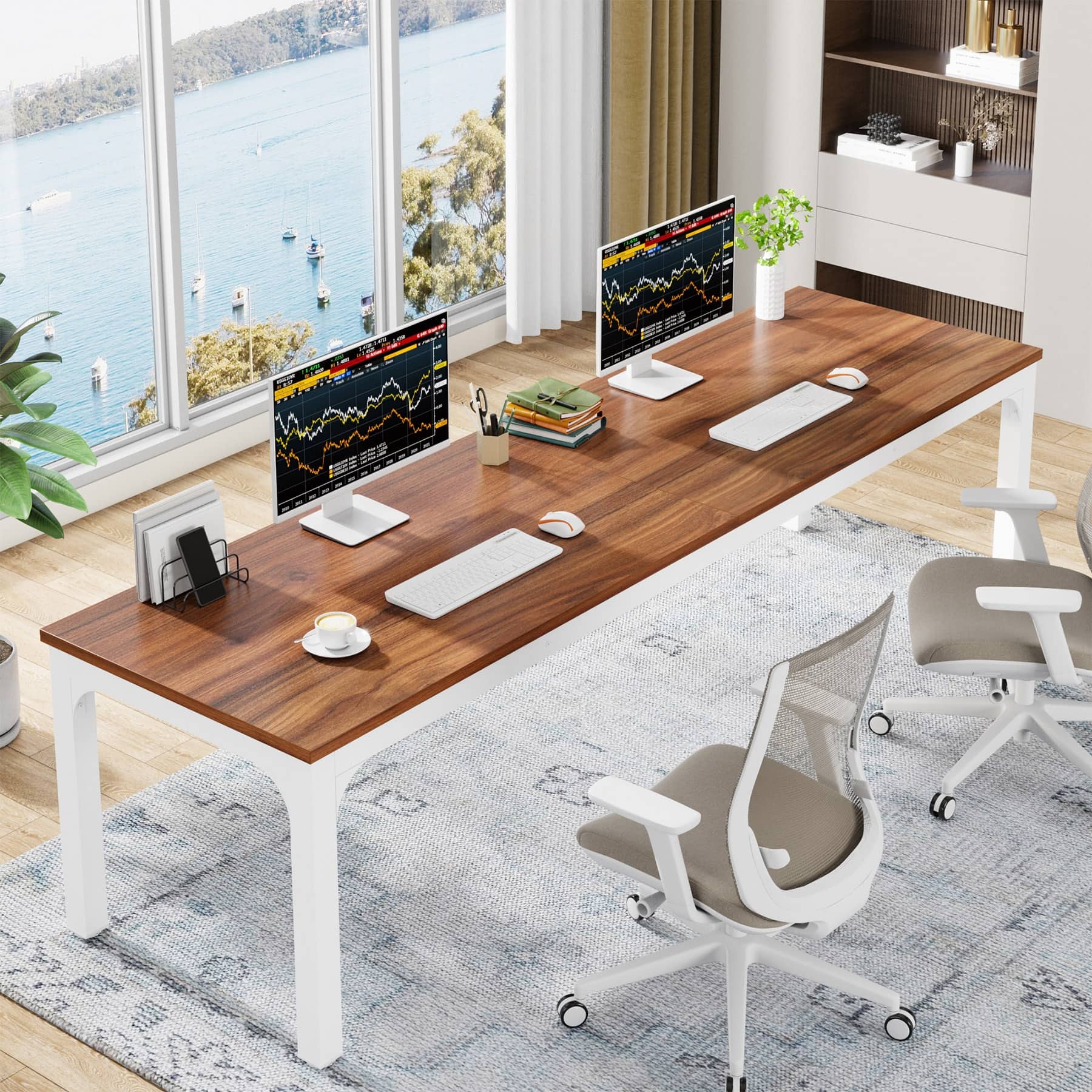 Option Walnut+White