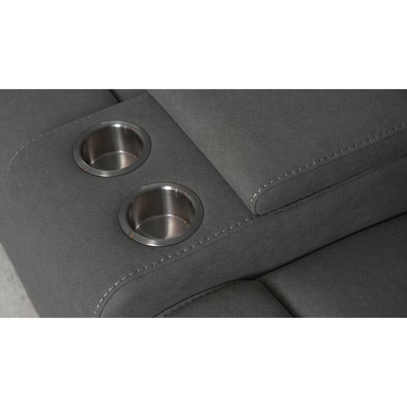 Margaret Fabric Manual Reclining Sofa