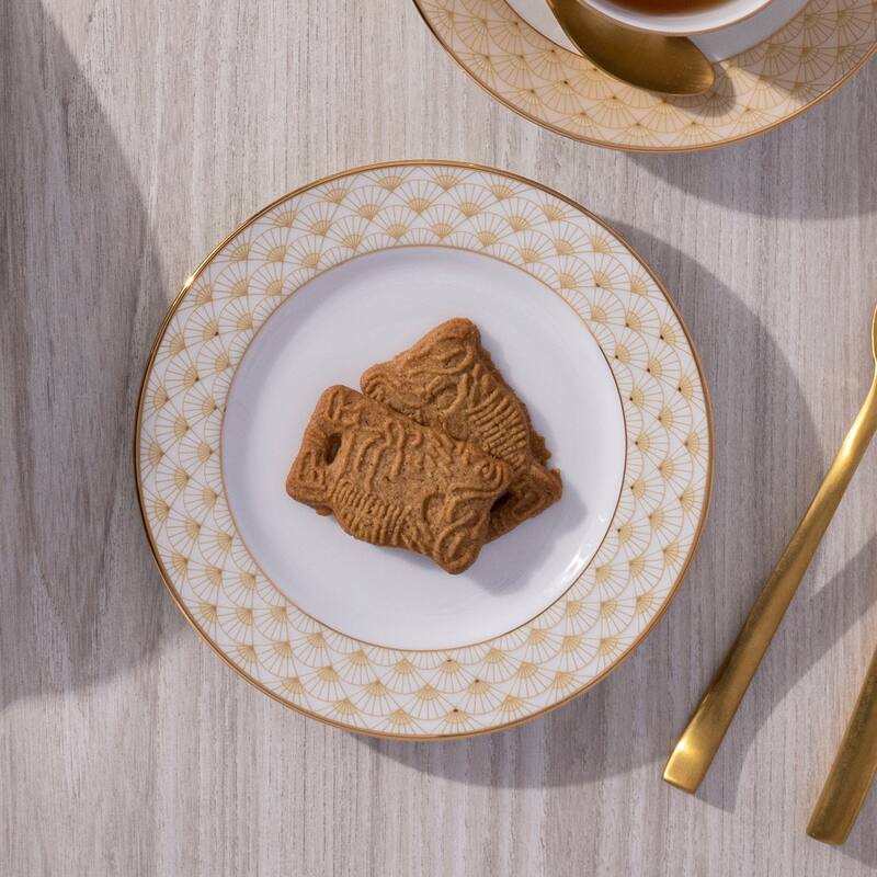 Trocadero Gold Set Of 4 Bread & Butter/Appetizer Plates, 6.5"
