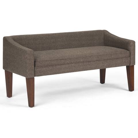 WYNDENHALL Layla 50 inch Wide Contemporary Upholstered Bench - 50"x 22"x 23.8" - 50"x 22"x 23.8"