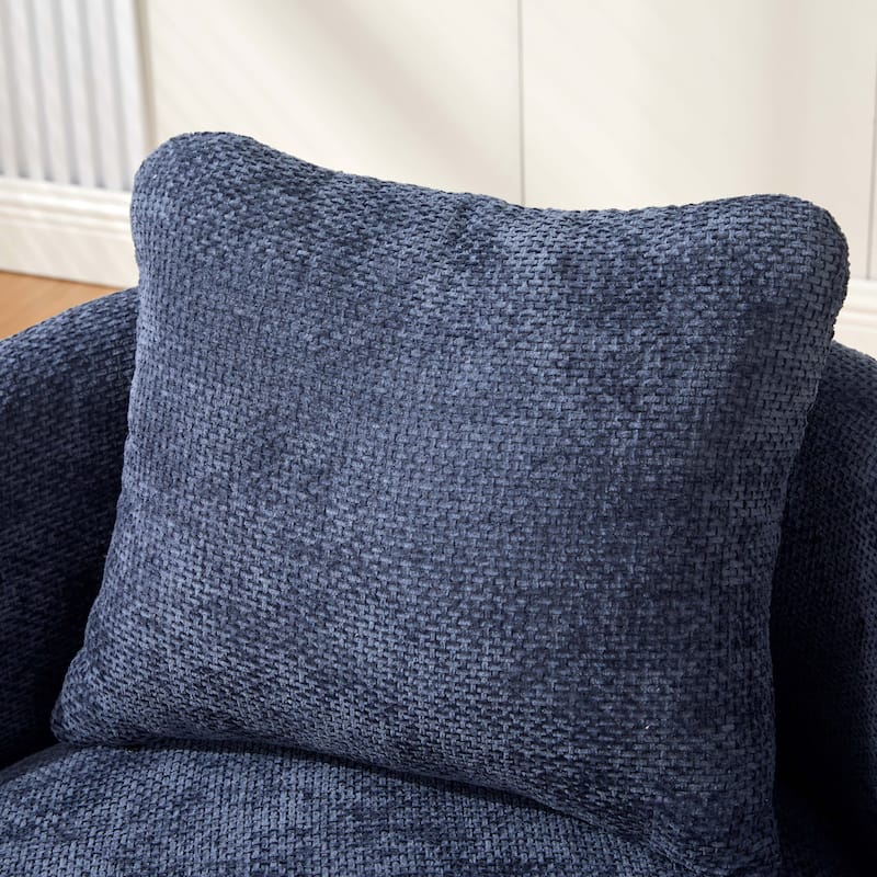 30"W Modern Upholstered Armchair,Accent Chair with a Pillow