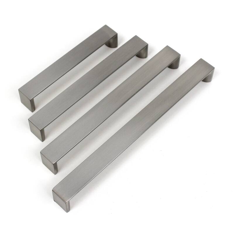Dowell Series 3007 Handles (192mm/7.6" CTC), Brushed Nickel, 10 Pack - 7.6" - 192mm