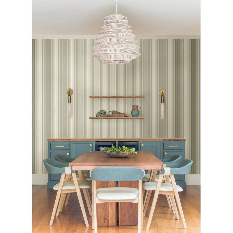 NuWallpaper Waverly Escot Green Peel and Stick Wallpaper - N/A