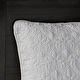 preview thumbnail 57 of 132, Madison Park Mansfield Reversible Oversized 3-piece Solid Texture Bedspread Quilt Set with Matching Shams
