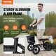 preview thumbnail 4 of 19, VEVOR Folding Knee Scooter, Carbon Steel Steerable Knee Walker for Injured Ankle Foot Knee