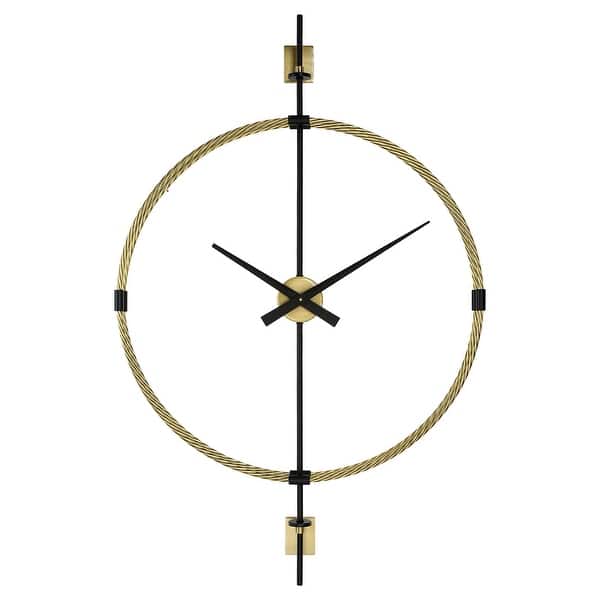 slide 2 of 5, Uttermost Time Flies Modern Wall Clock - 30.75 W X 48.75 H X 4 D (in)