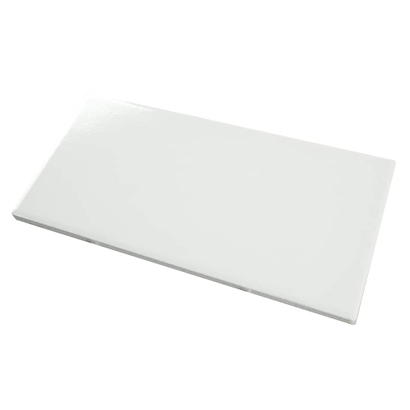 Merola Tile Piscina Brick Glossy Blanco 9-5/8" x 19-1/2" Porcelain Floor and Wall Tile
