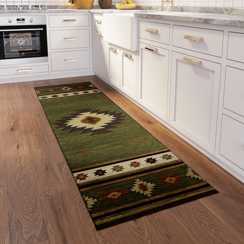 Indoor/ Outdoor Sonora Global Traditional Washable Rug
