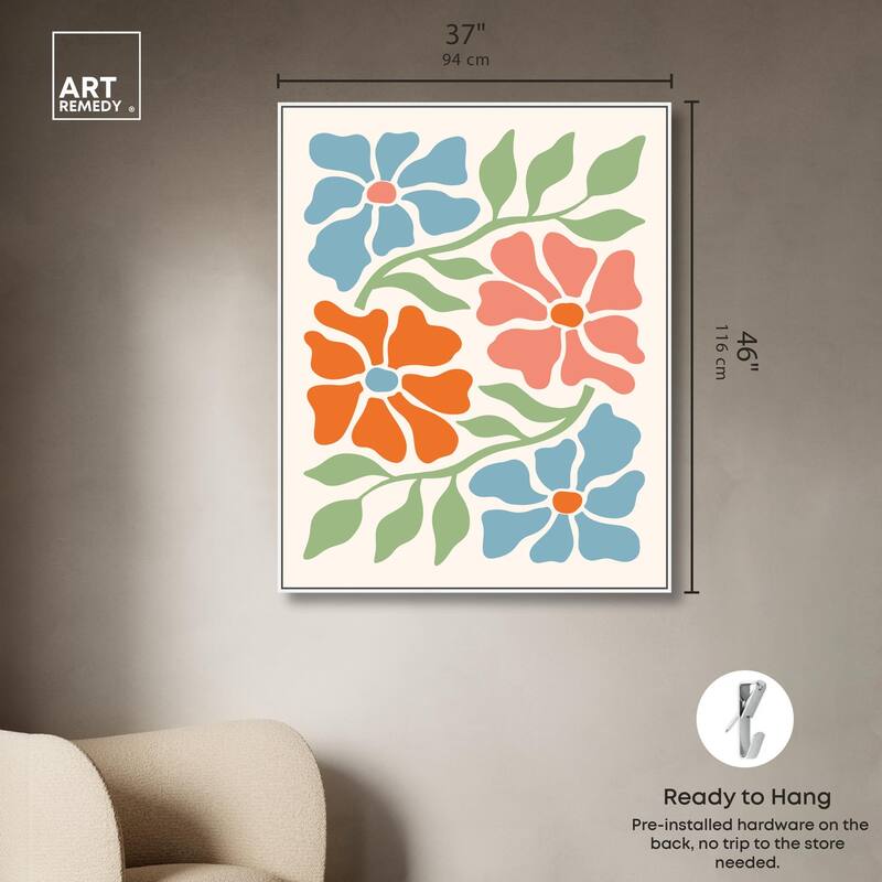 The Flowers Vines all Season Canvas by Art Remedy