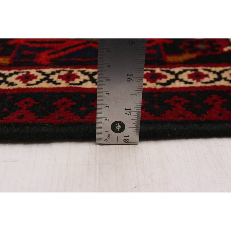 ECARPETGALLERY Hand-knotted Kayseri Red Wool Rug - 7'3 x 10'6