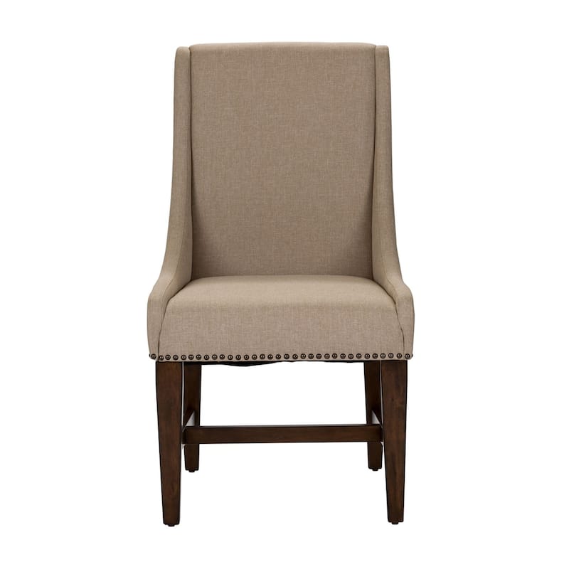 Armand Antique Brownstone Upholstered Side Chair (Set of 2)