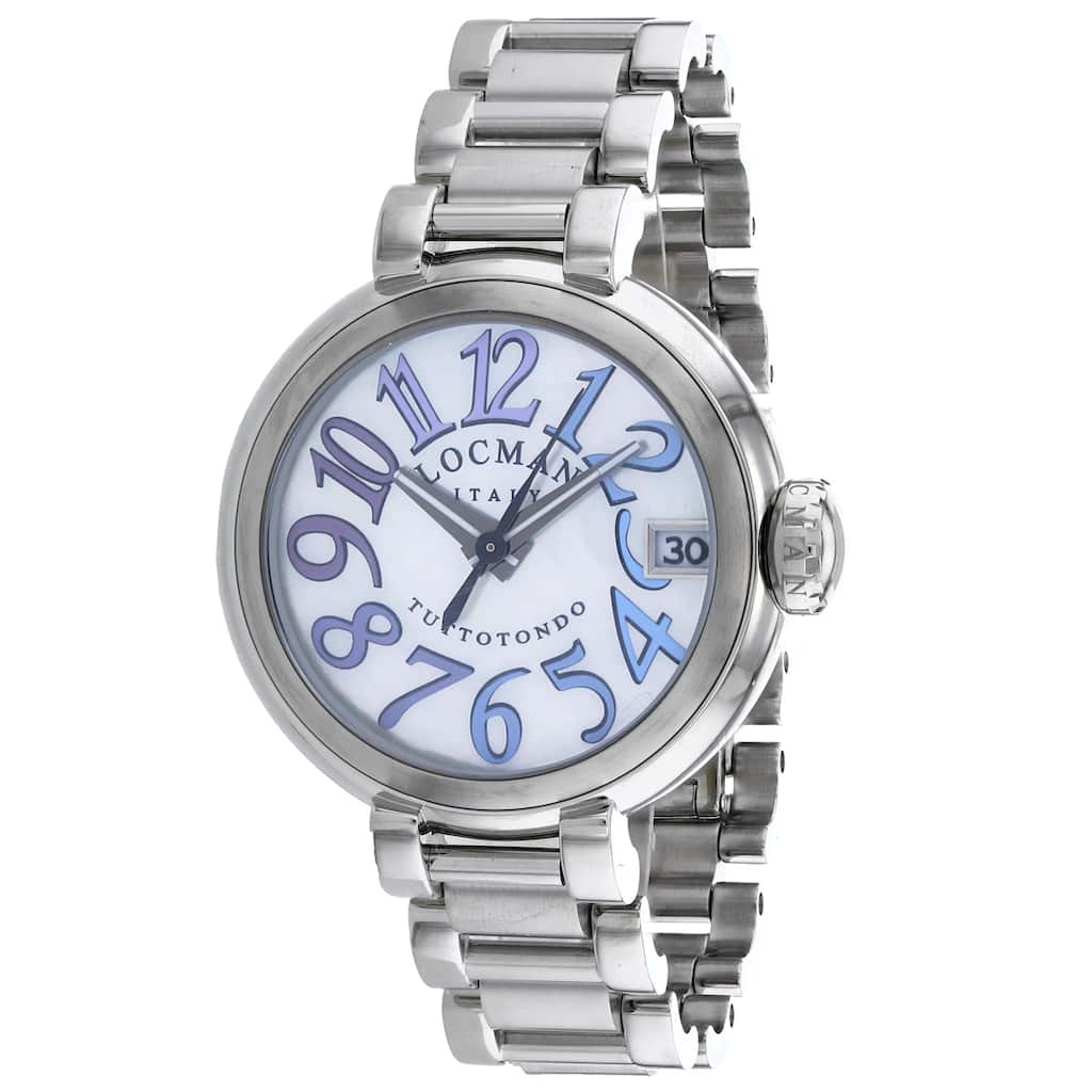 Locman Men's Classic Mop Dial Watch - 350BMOPBLVT - 6 (36)