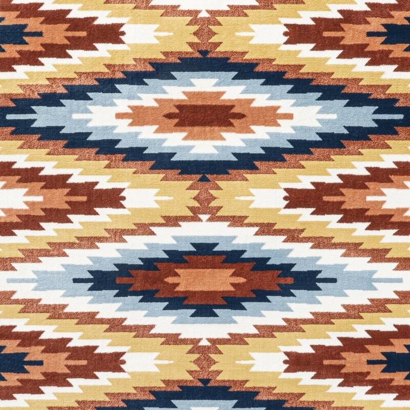 JONATHAN Y Flow High-Low Two-Tone Monstera Leaf Area Rug