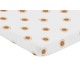 preview thumbnail 2 of 4, Baby Fitted Mini Portable Crib Sheet Orange and White Boho Sun Portable Crib Pack Play Retro Bohemian Minimalist Gender Neutral