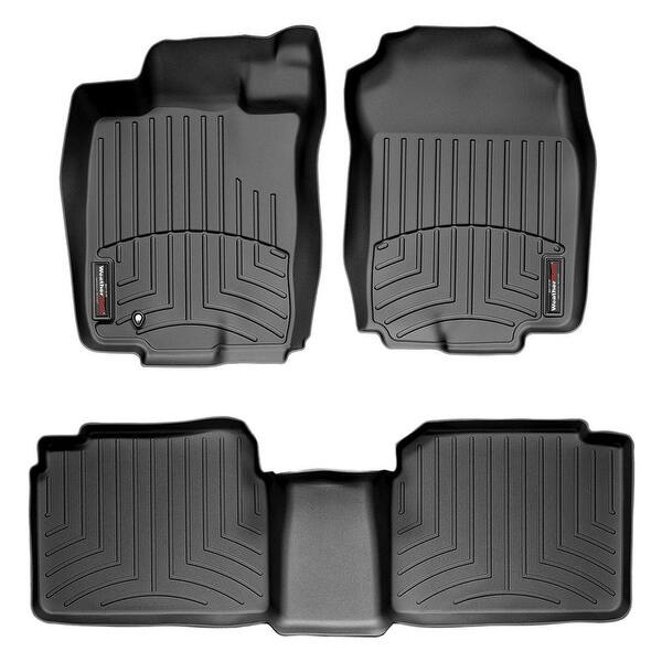 Shop Weathertech 44108 1 2 Black Front Rear Floorliner Ford