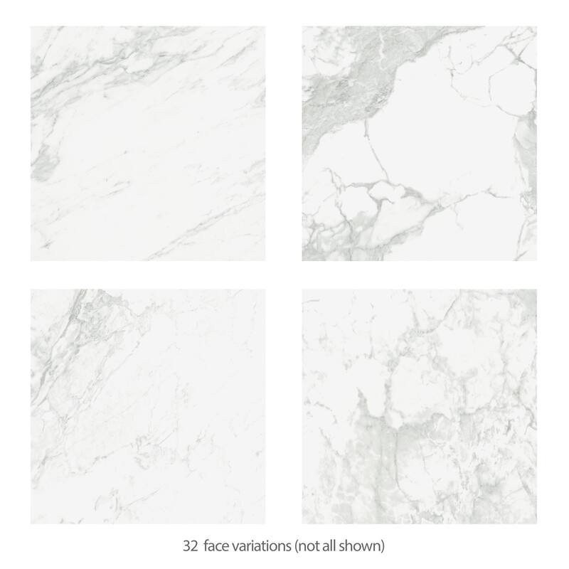 Merola Tile Reve Blanc 23-1/2" x 23-1/2" Porcelain Floor and Wall Tile