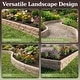 preview thumbnail 10 of 10, Faux Brick Landscape Edging 4 Pieces Flower Garden Border