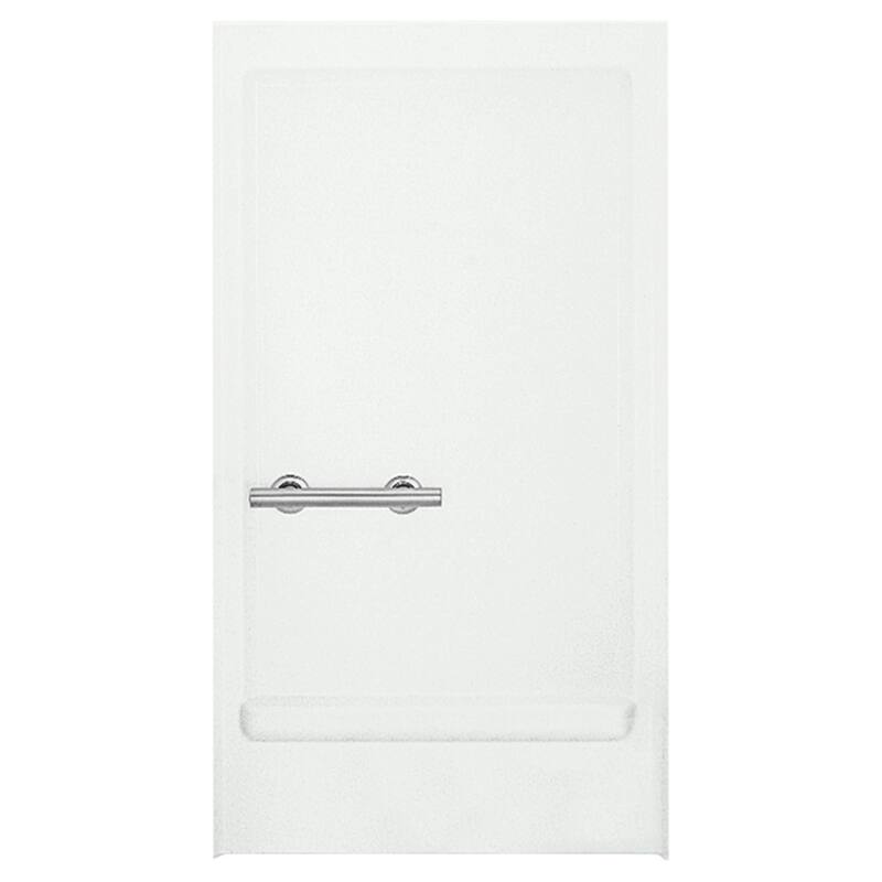 Sterling 62052113 ADA Shower 65-1/4" x 39-3/8" Vikrell Shower Back - White