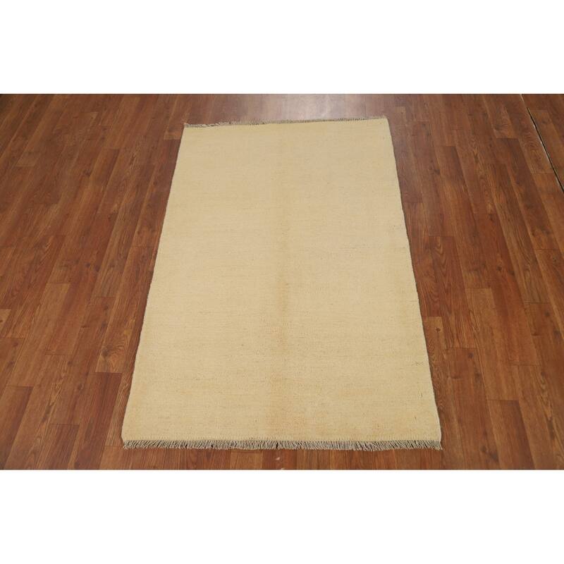 Gabbeh Oriental Accent Rug Hand-Knotted Wool Carpet - 2'8"x 4'1"
