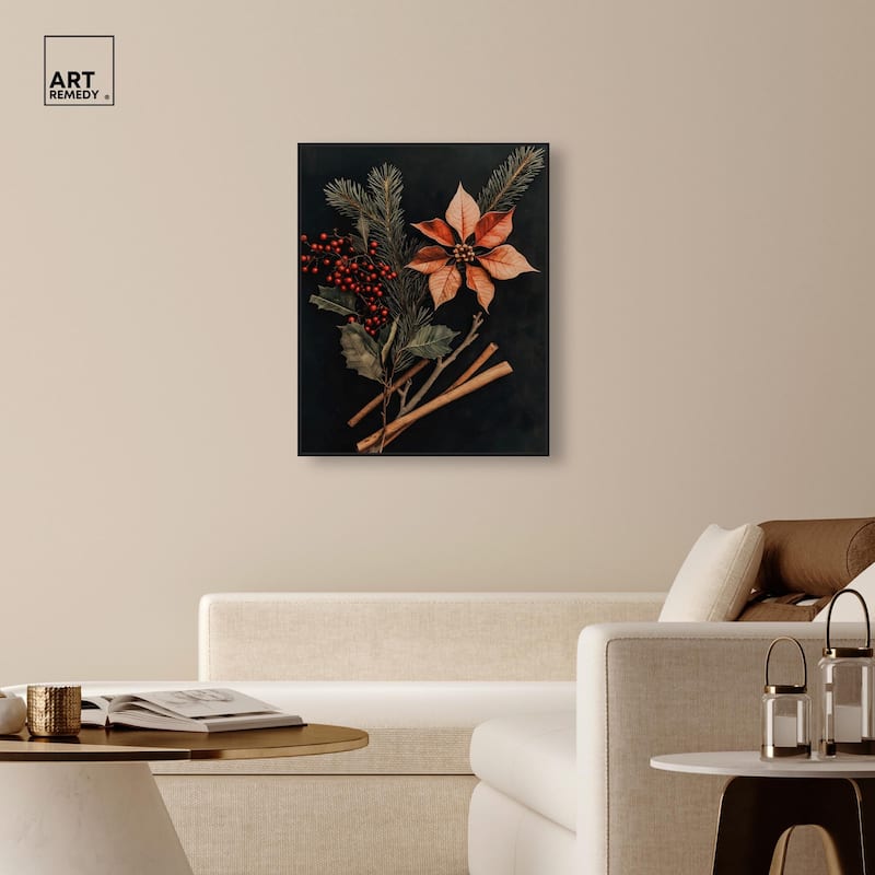 Hearth Flora Canvas by Art Remedy