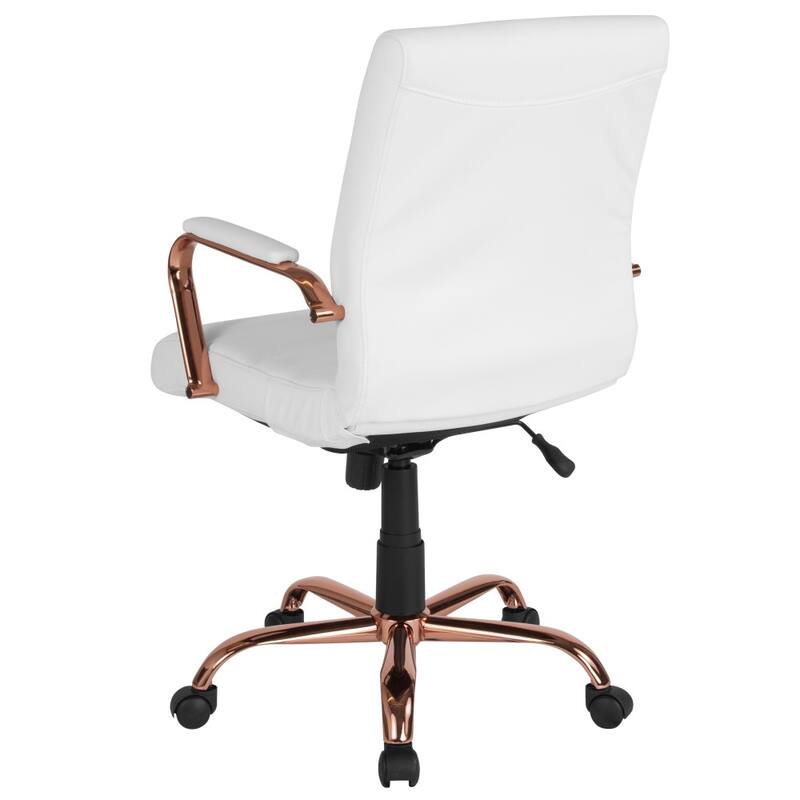 Mid-back LeatherSoft Executive Swivel Office Chair