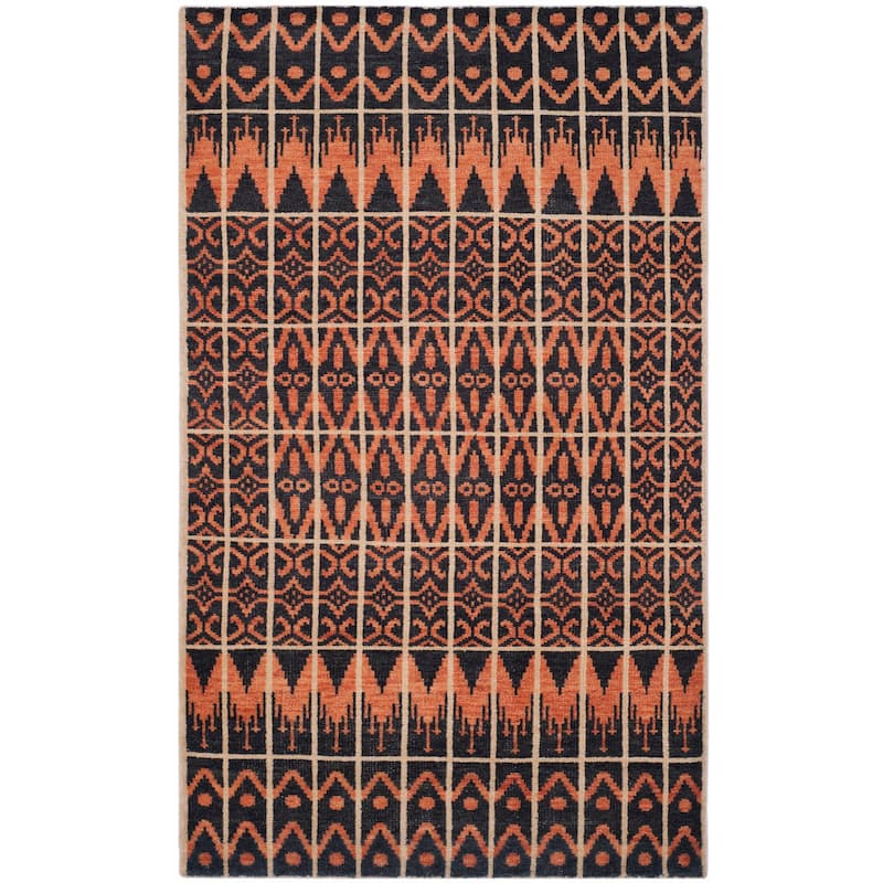 SAFAVIEH Hand-knotted Kenya Aqila Southwestern Tribal Wool Rug