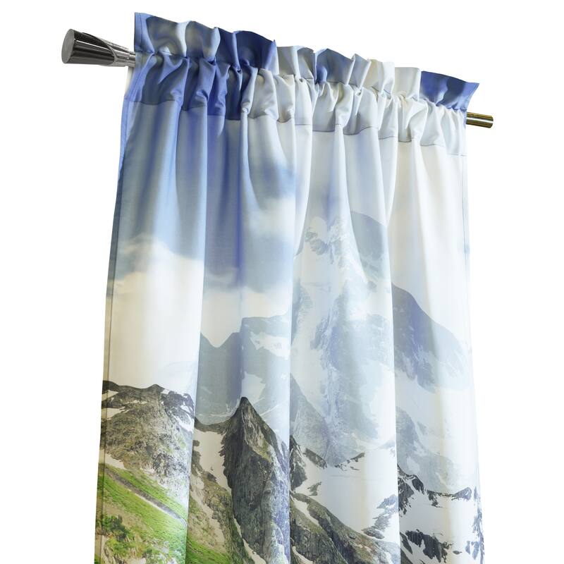 Habitat Photo Real Digital Panoramic Print Curtain Panel Pair