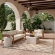 preview thumbnail 28 of 99, Nourison Easy Care Indoor/Outdoor Moroccan Trellis Area Rug 8' x 10' - Natural/Beige