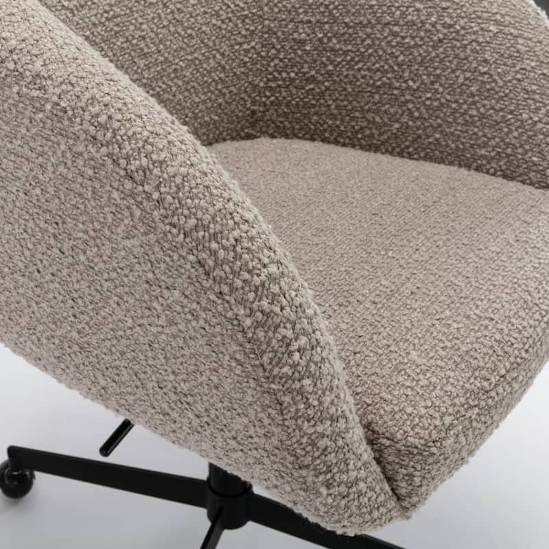 Sylvan Boucle Swivel Rolling Task Chair