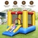 preview thumbnail 5 of 6, Costway Inflatable Bouncer Kids Slide Bounce House for Indoor Outdoor - Yellow/Red/Blue/Green - without 480W Blower