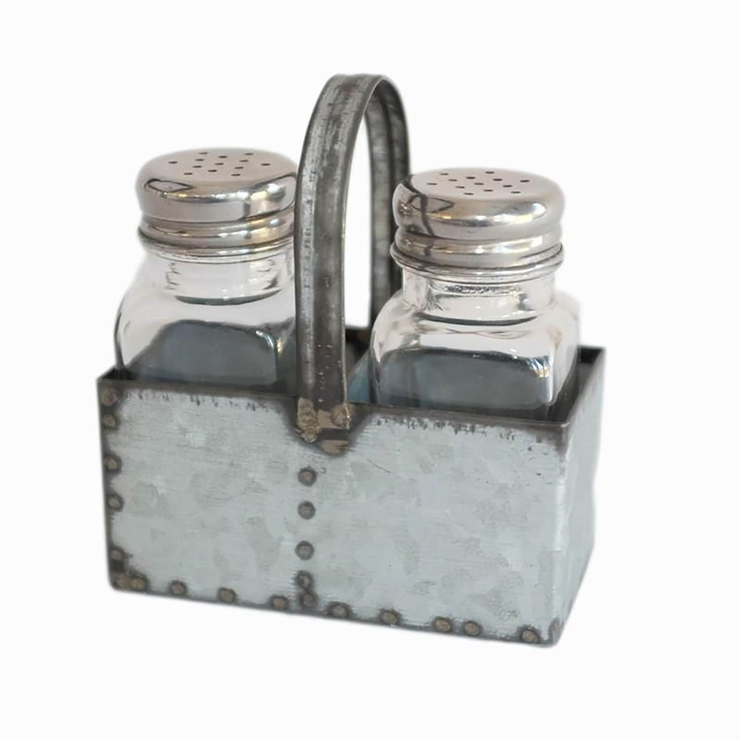 Caravan Salt & Pepper Shakers & Caddy