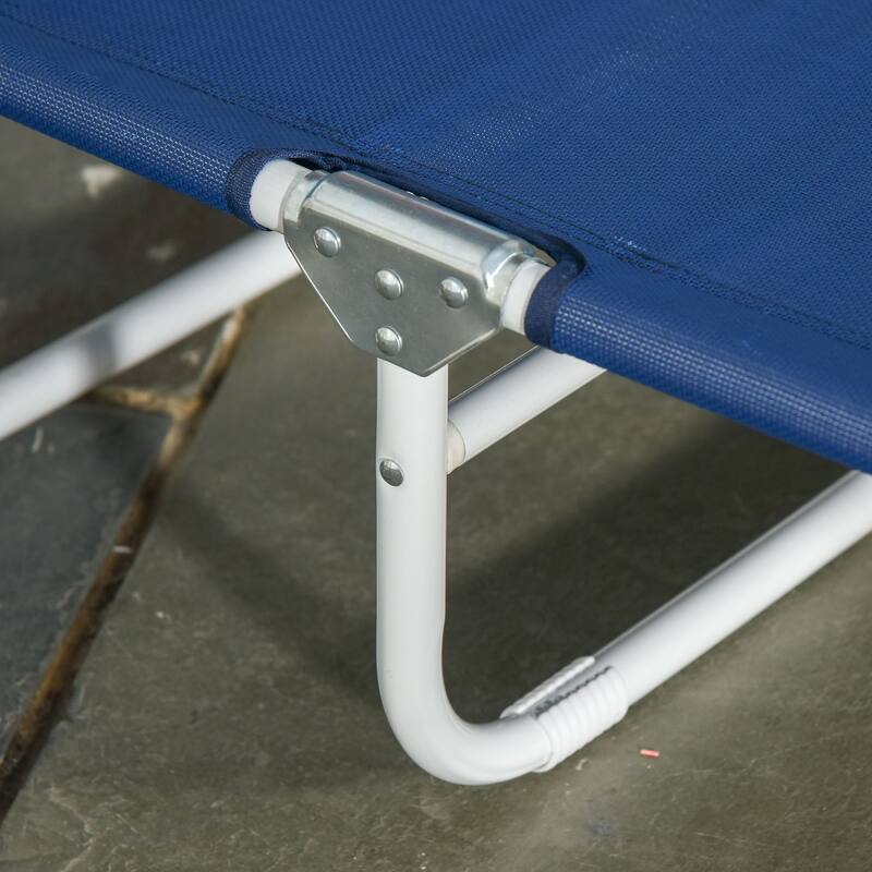 Outdoor sun loungers with adjustable folding armrests
