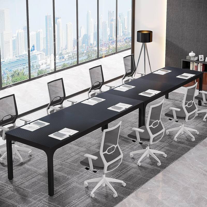 78.74" Large Rectangle Conference Table/Desk, Modern Seminar Meeting Table, Business Tables for Boardroom & Office