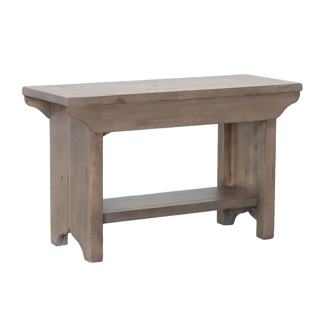 31" Wide Small Bench, Light Brown