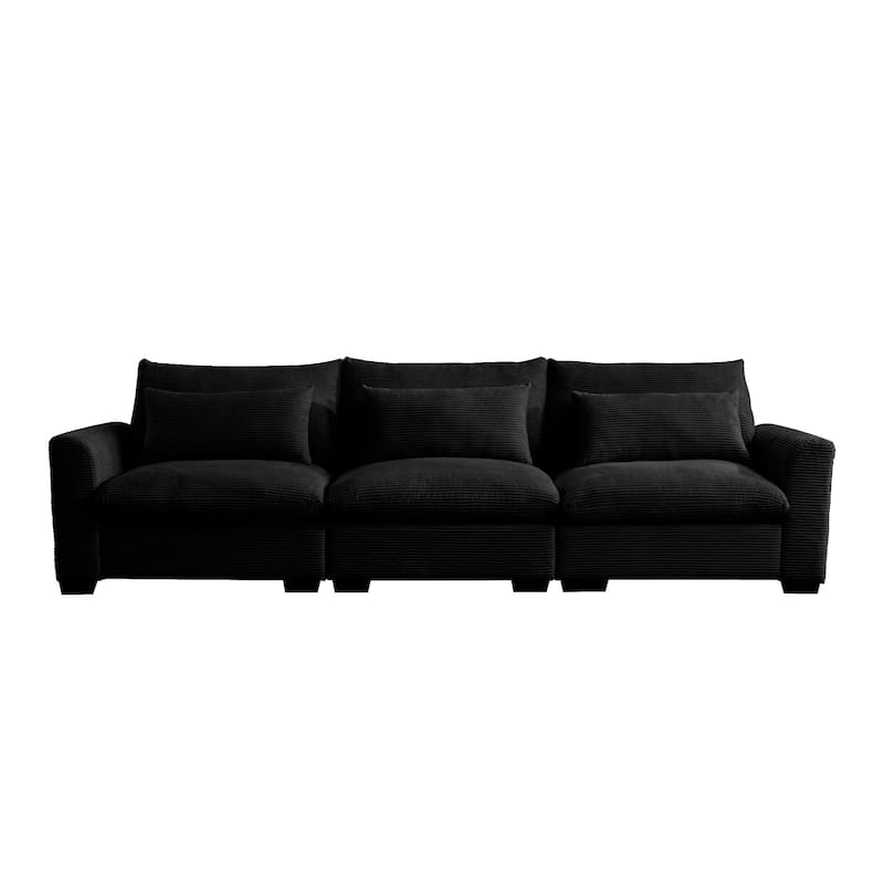 GDFStudio- Mark Corduroy Three-Seater Sofa