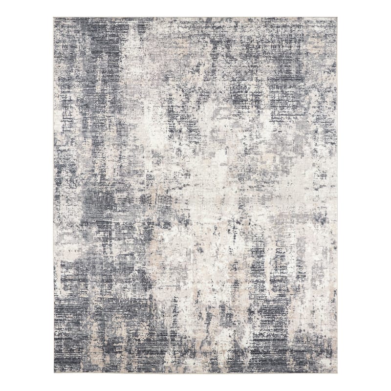Glitzhome Modern Abstract Distressed Indoor/Outdoor Area Rugs