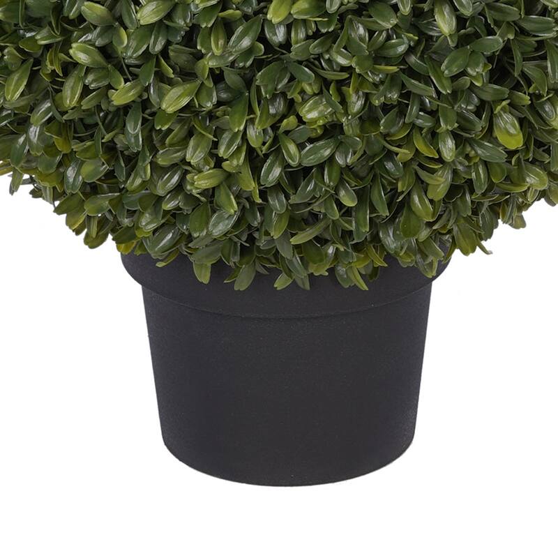 Faux Boxwood Ball Topiary