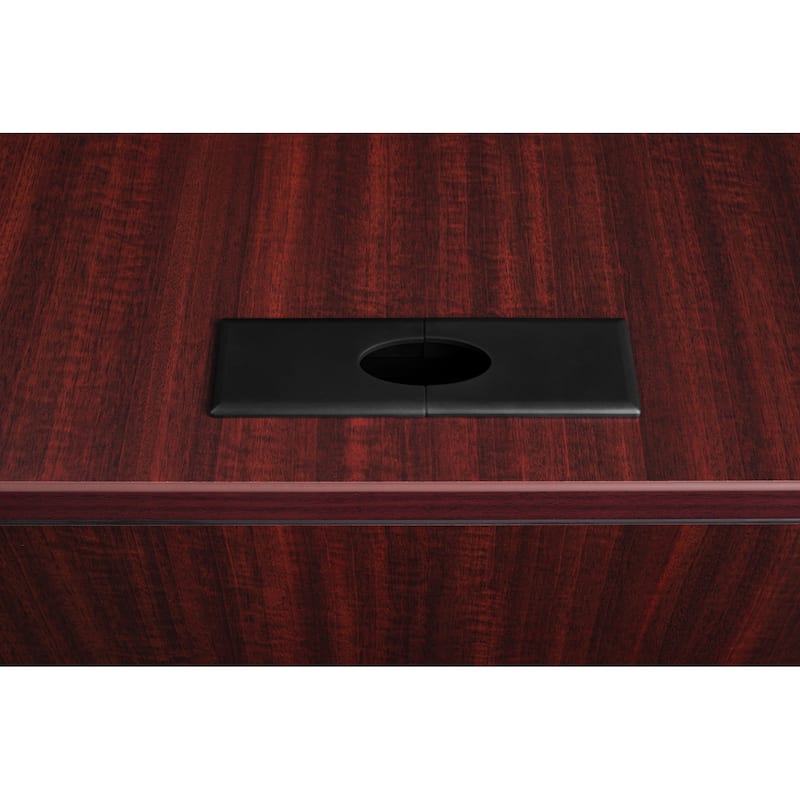 Legacy 66" Single Full Pedestal L-Desk with 47" Return