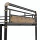 preview thumbnail 13 of 26, Metal Bunk Bed, Industrial Detachable Bunkbeds with Safety Guard Rails for Teens