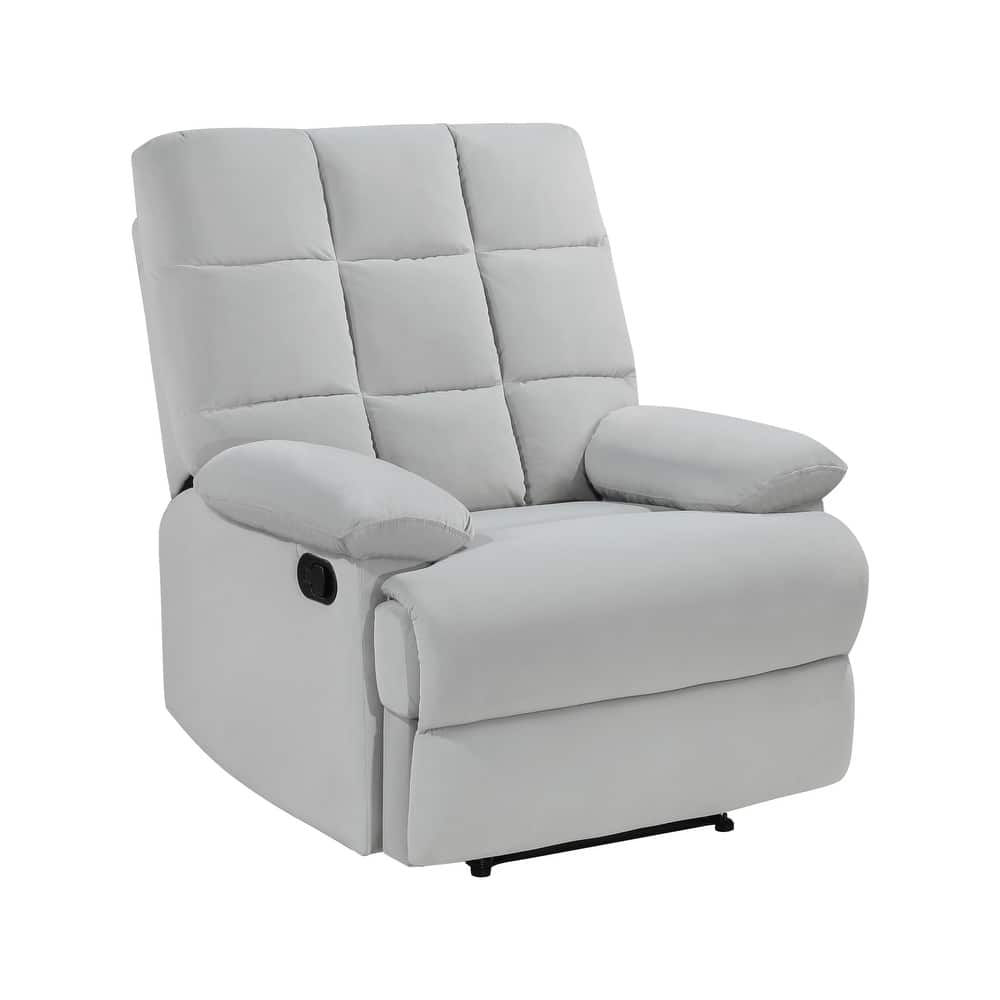 Adna Velvet Manual Reclining Chair