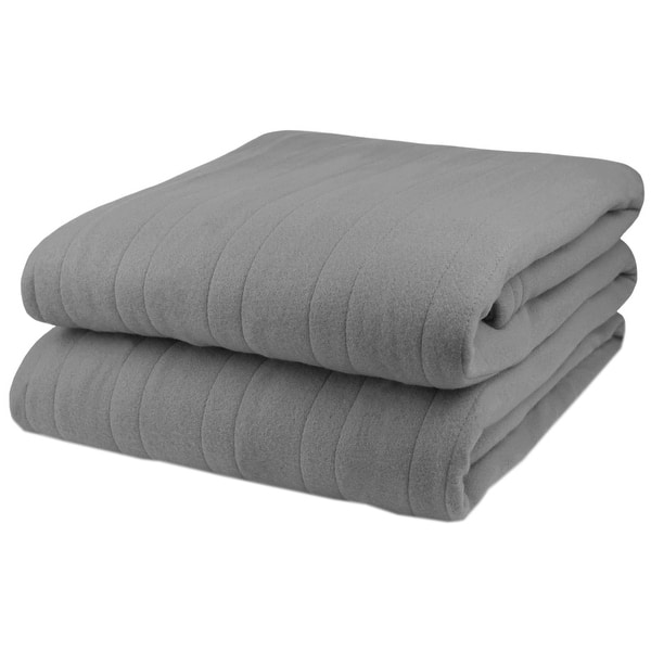 white heated throw