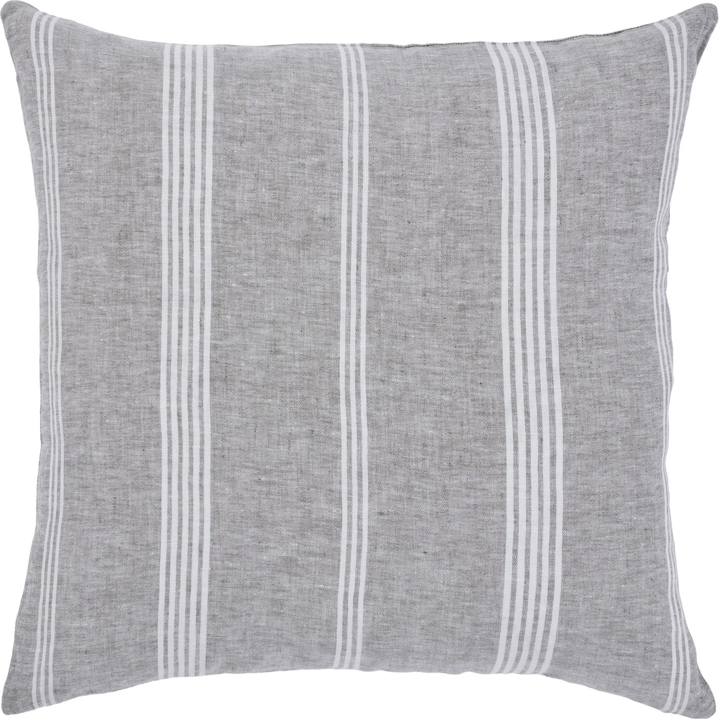 Damari Striped Throw Pillow - 20" - Gray and White
