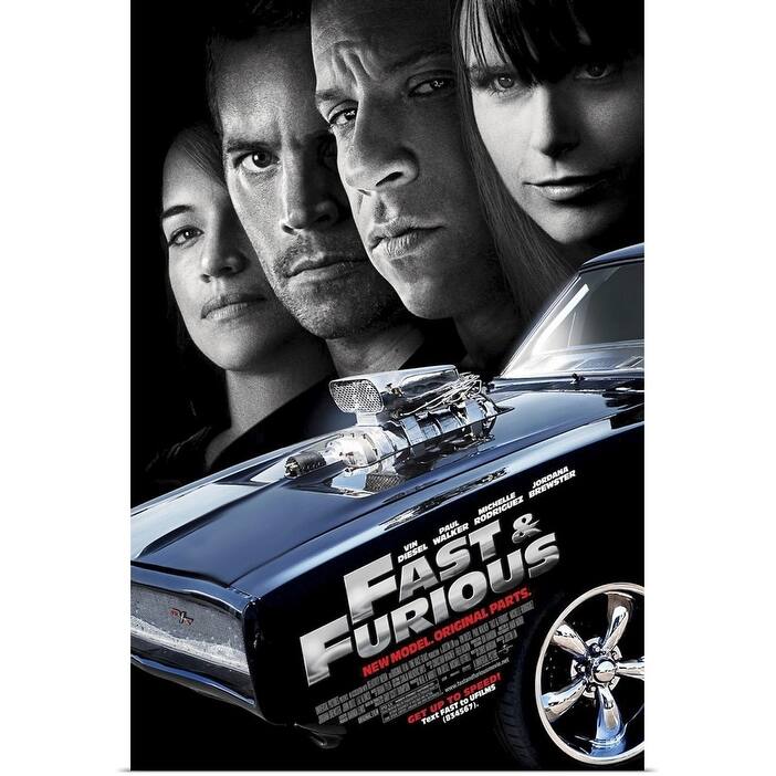 "Fast and Furious 4 (2009)" Poster Print - Multi