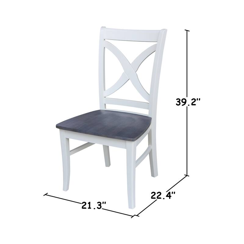 Solid Wood Cosmo Dining Chairs, Set of 2