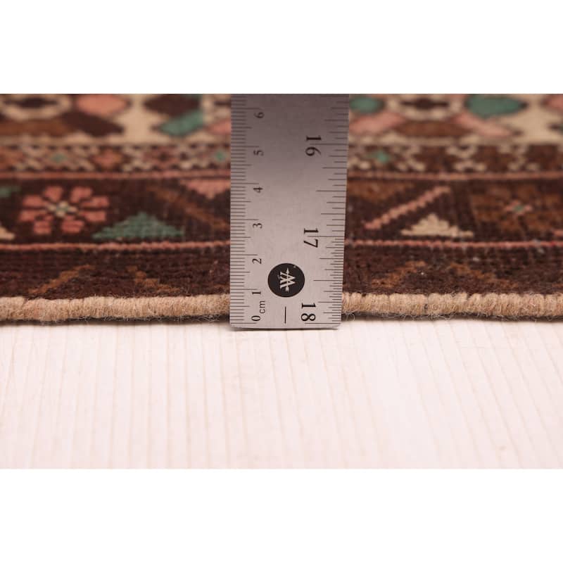 ECARPETGALLERY Hand-knotted Teimani Brown Wool Rug - 3'7 x 5'8