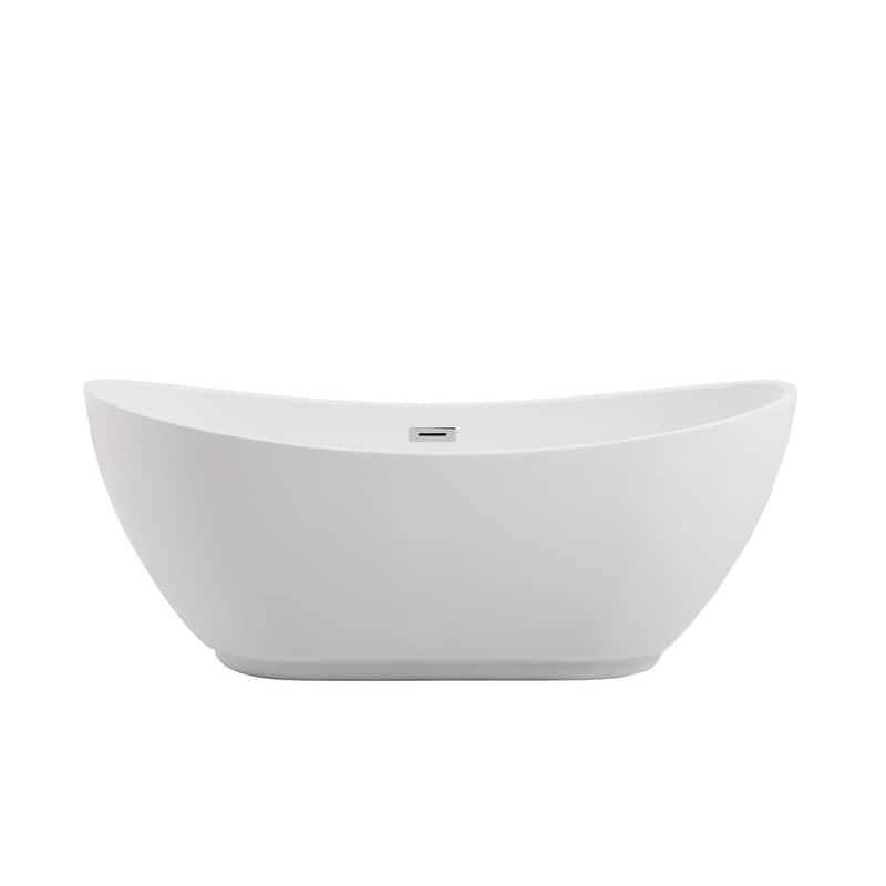 Irsa Soaking bathtub in glossy white