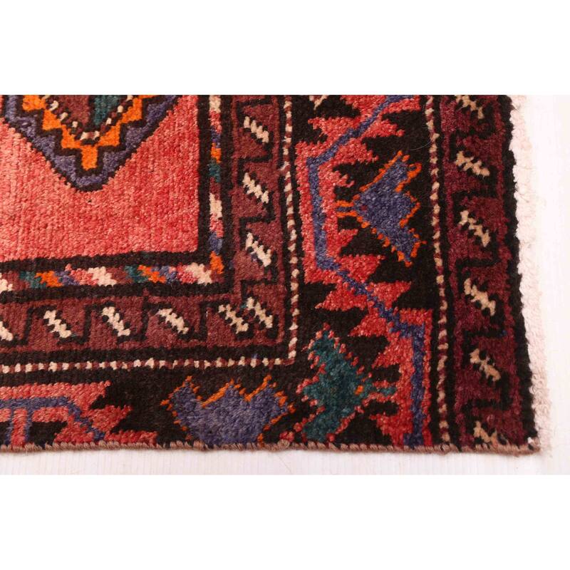 ECARPETGALLERY Hand-knotted Andelz Copper Wool Rug - 3'10 x 10'0