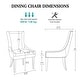 preview thumbnail 16 of 25, Madison Park Signature Ultra Upholstered Dining Side Chairs With Wood Legs (Set of 2)