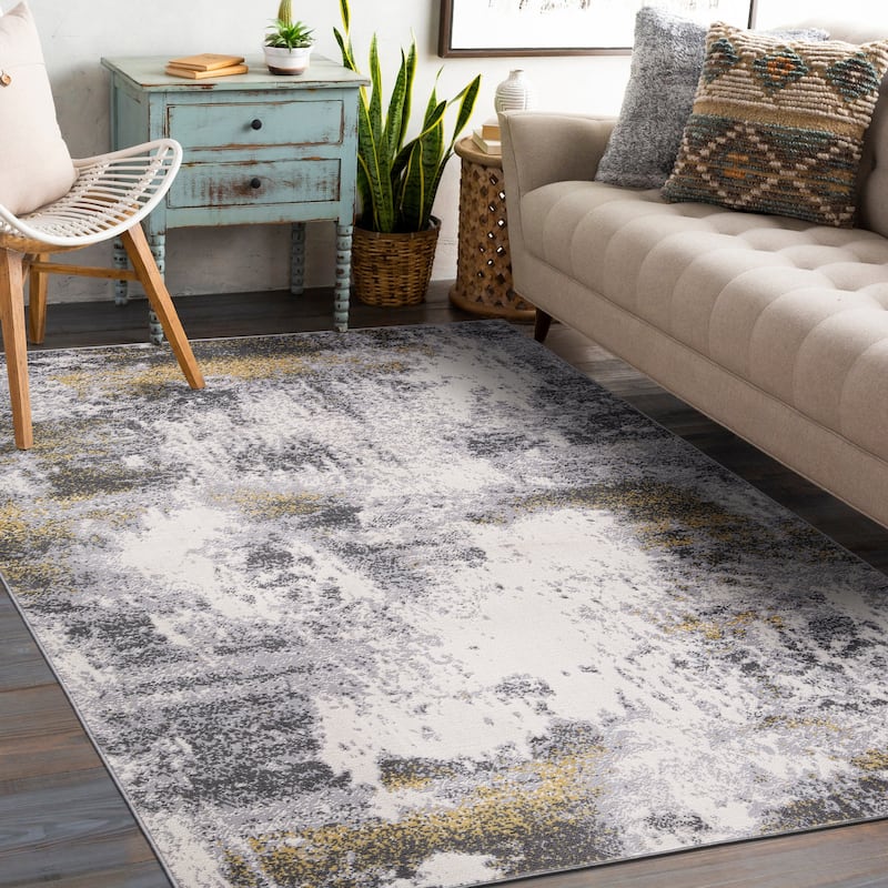 World Rug Gallery Vintage Abstract Area Rug - 5'x7'