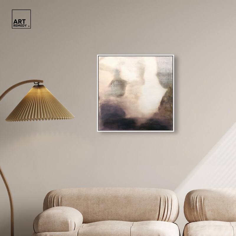 Pale Taupe I Canvas by Art Remedy